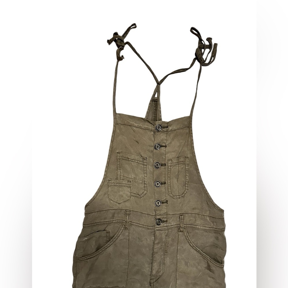 Pilcro Olive Brown Utility Jumpsuit - Picture 4 of 7
